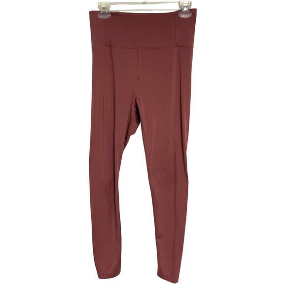 girlfriend collective Recyclable Mauve Pink Full Length Leggings Size Large - Picture 1 of 6